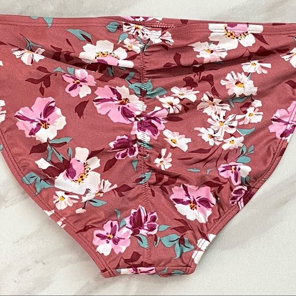 Xhilaration Floral Juniors' Cheeky Bikini Bottom - Picture 7 of 10